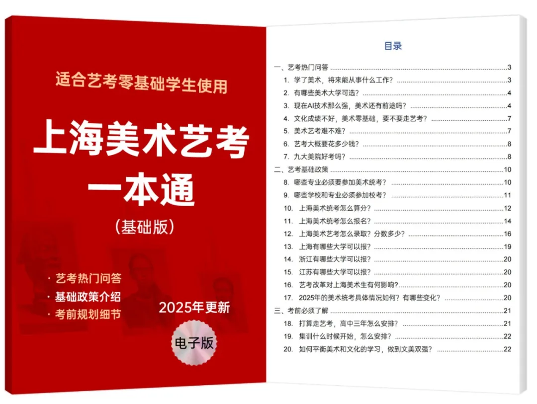 上海美术艺考一本通（基础版）
