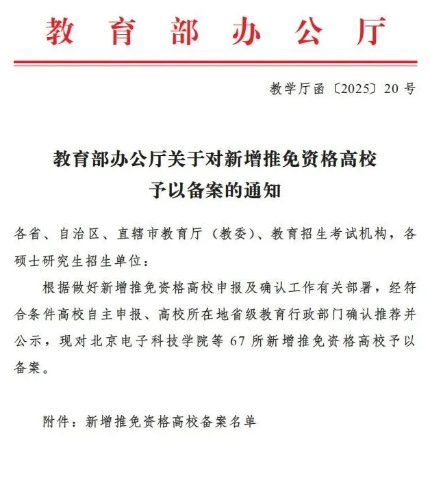 八大美院中新增3所获保研资格，仅有1所无保研！